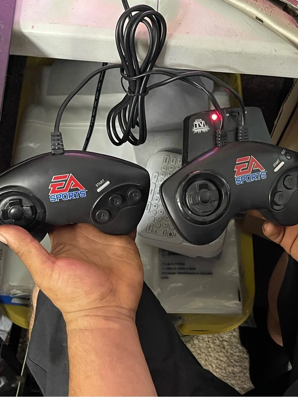 EA SPORTS Black Wired Game Controllers - Twin Pack